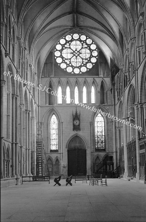 N.TRANSEPT FROM S. WITH 
